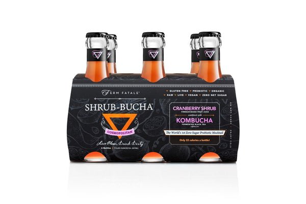 Shrub-Bucha Six-Pack (7oz bottles)-Cosmopolitan - Ferm Fatale